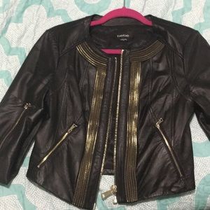 Bebe leather jacket